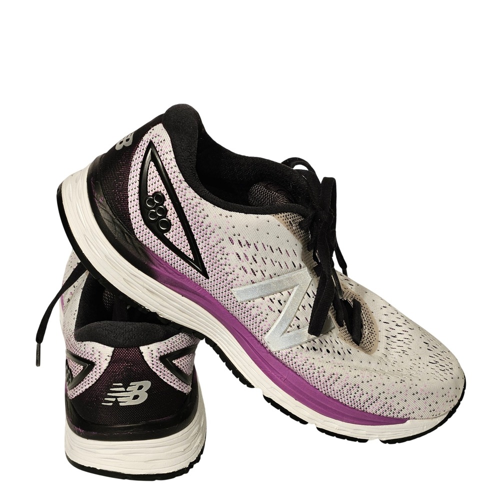 New Balance 880v9 Running Shoes Womens 9.5 White Purple W880WT9‎ Mesh Sneakers